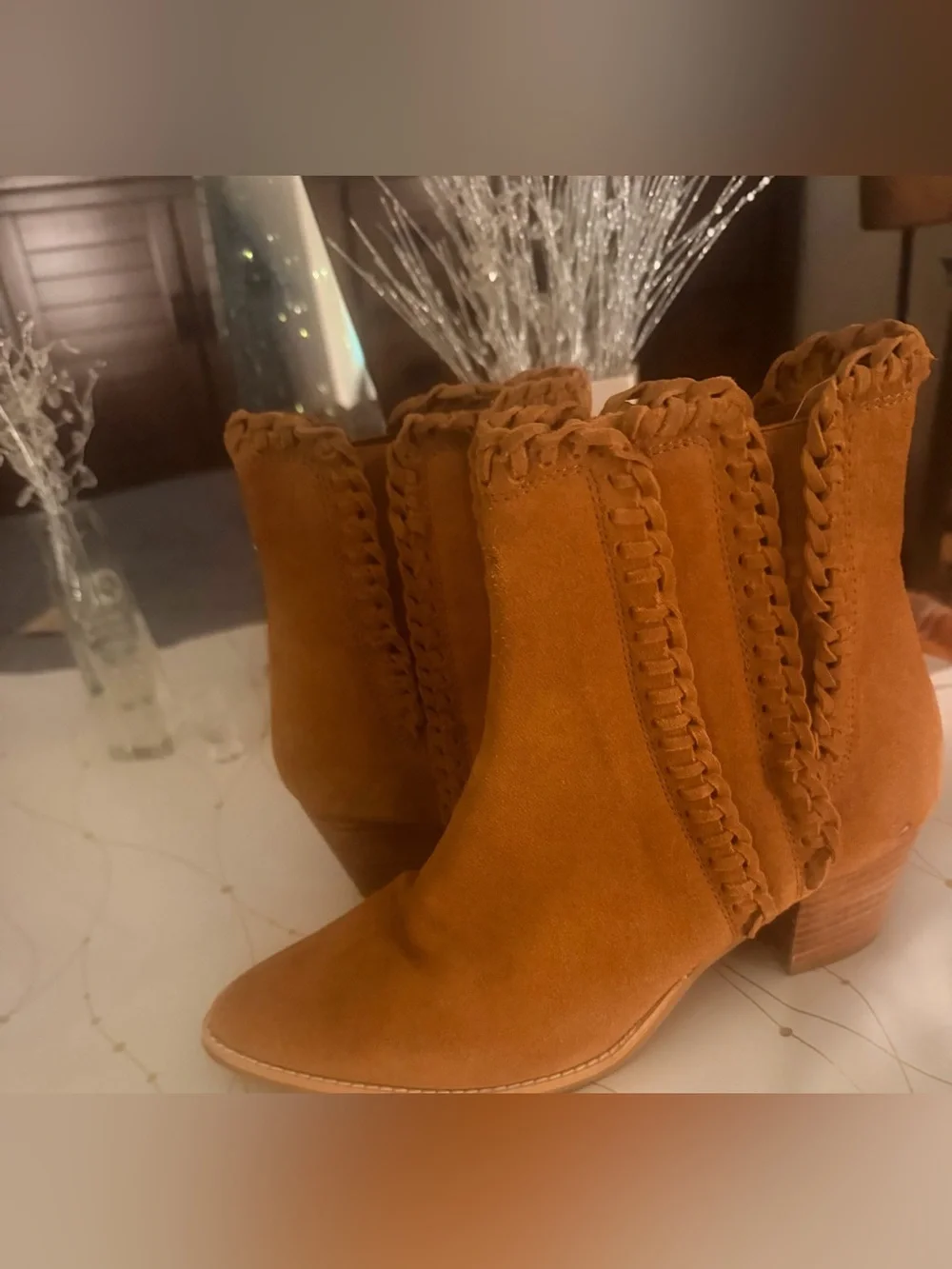 Coconuts By Matisse Suede Leather Slip On Ankle Boots Women’s Size 8.5 M